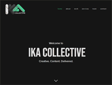 Tablet Screenshot of ikacollective.com